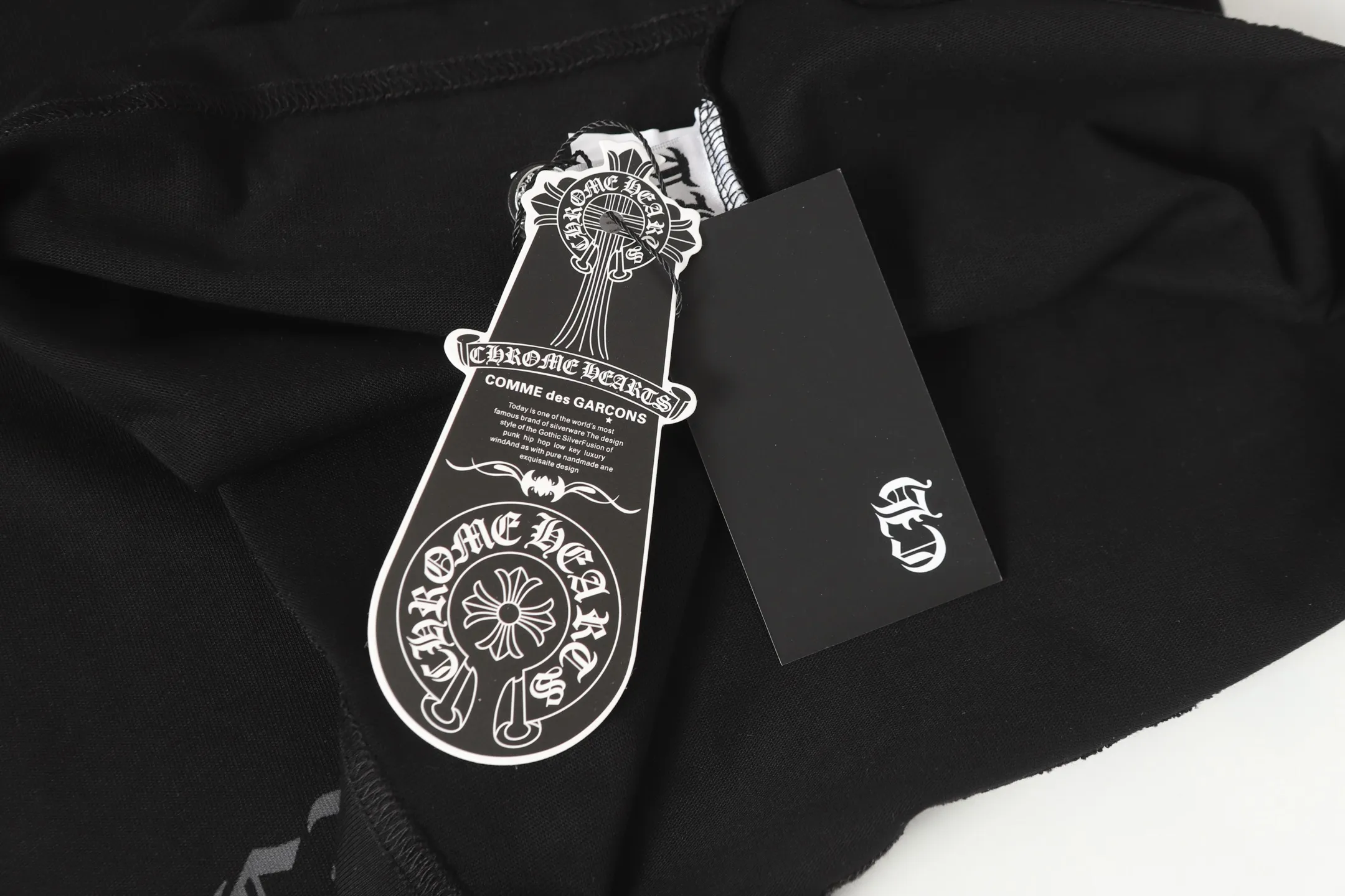 P160 #K2117 cross-border model. Those who pursue quality, please do not place an order. -Chrome Hearts/Chrome Hearts 23ss Sanskrit printed popular long-sleeved T-shirt -High weight, high density and high quality. The wool is soft, delicate and skin-friendly. It feels soft and silky. It has excellent warmth and skin-friendly properties. XL